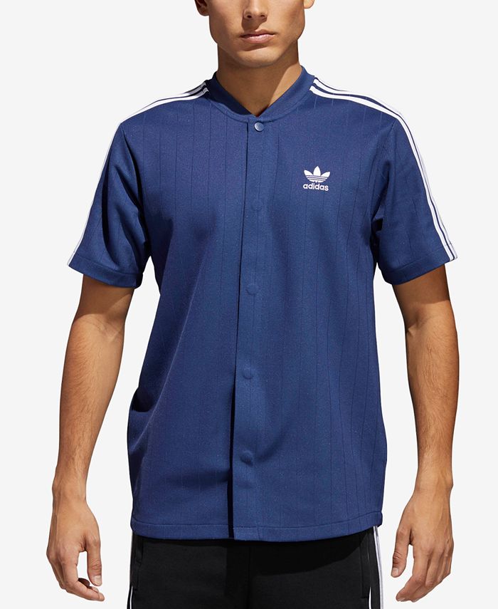 adidas adidas Men's Originals Jacquard Baseball Snap T-Shirt ...