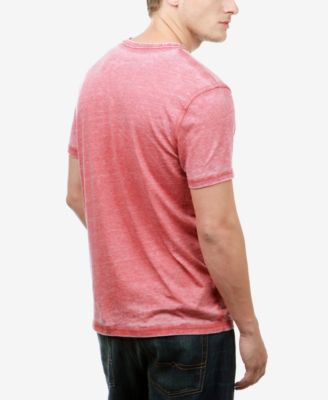 Men's Venice Burnout Notch Short Sleeves T-shirt