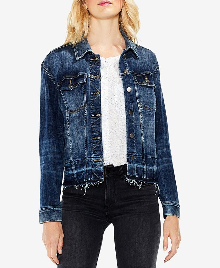 Vince hotsell jean jacket