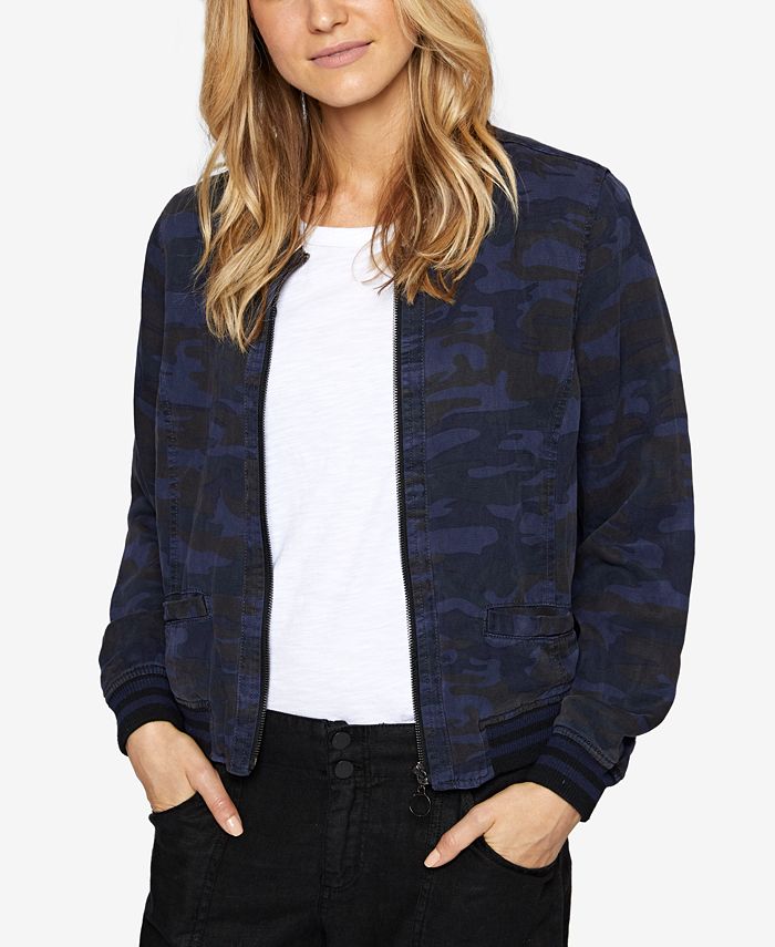 Sanctuary Camouflage Print Bomber Jacket Macy s