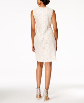 chinese dress ladies Lace Column Dress with Matching Lace Jacket – R&M Richards main image 0