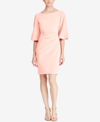 macys peach dress