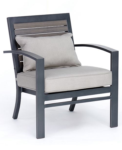 Furniture Closeout Marlough Ii Aluminum Outdoor Club Chair With