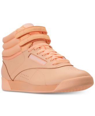 reebok high tops orange