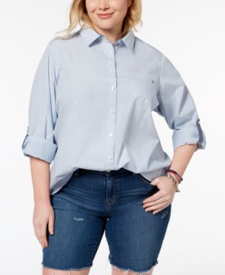 macy's plus size tommy hilfiger