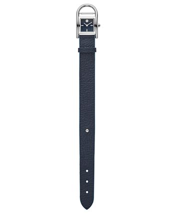 Tory burch thayer leather strap watch store