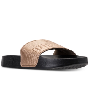 UPC 191239354627 product image for Puma Women's Leadcat Leather Slide Sandals from Finish Line | upcitemdb.com