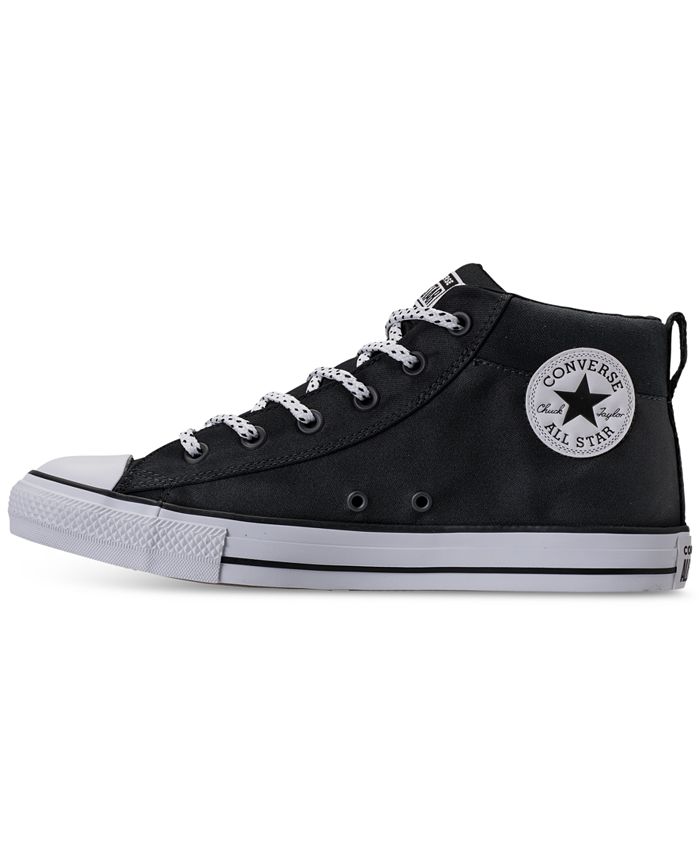 Converse Men's Chuck Taylor Street Mid Casual Sneakers from Finish Line ...