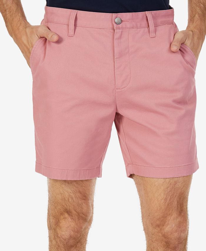 Nautica Men's Stretch Flat Front 6" Shorts Macy's