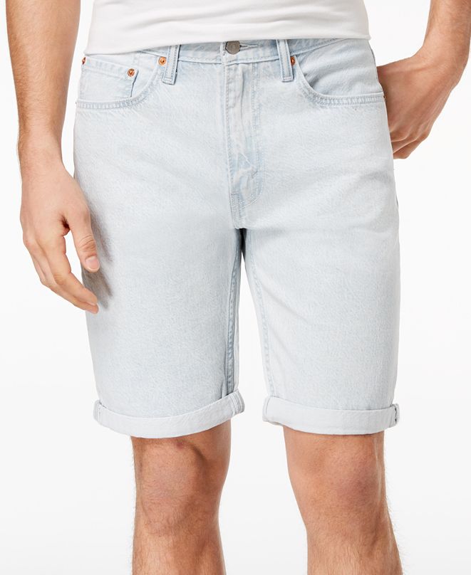 Levi's Men's 502™ Classic-Fit Tapered Stretch Denim Shorts & Reviews ...
