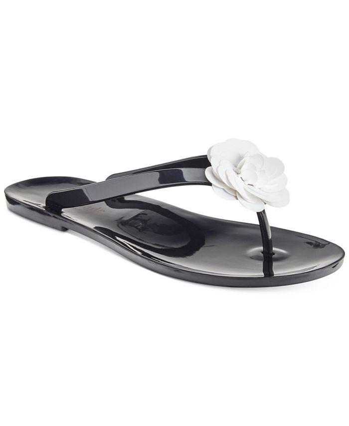 kate spade new york Fiorina Jelly Flip Flops & Reviews - Sandals - Shoes -  Macy's