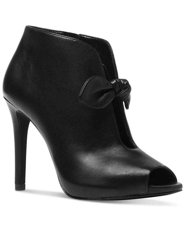 Michael Kors Pippa Peep Toe Booties - Macy's