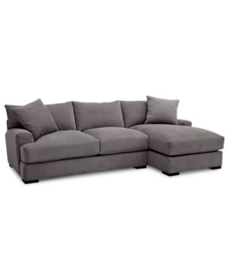 CLOSEOUT! Rhyder 2-Pc. Fabric Sectional Sofa with Chaise, Created for Macy's