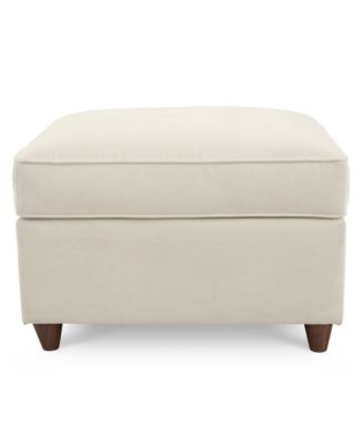 Lidia Fabric Ottoman,  Created for Macy's