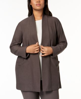 Eileen fisher washable crepe jacket best sale