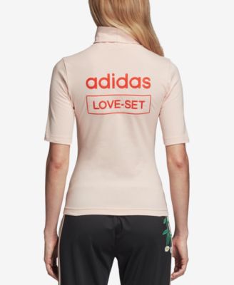 adidas mock neck shirt