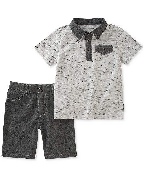 Calvin Klein 2 Pc Polo Shirt Shorts Set Baby Boys Reviews