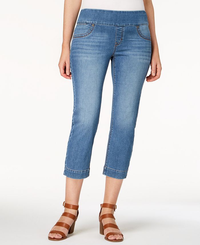 Style & Co Petite Ella Pull-On Capri Jeans, Created for Macy's