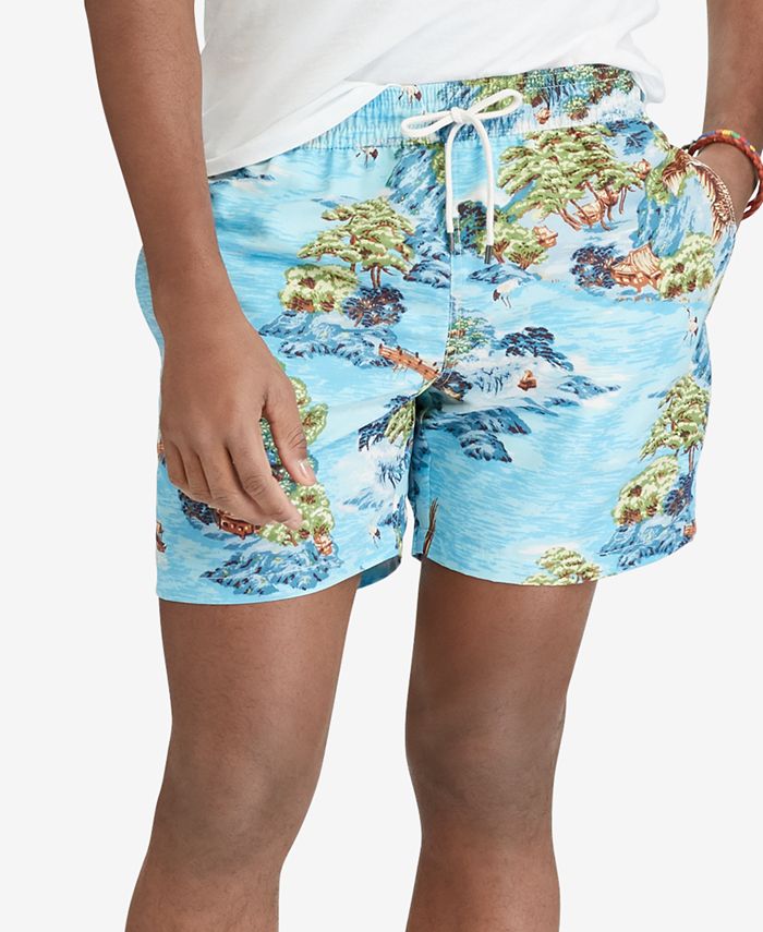 Polo Ralph Lauren Men's 53/4" Traveler Swim Trunks Macy's