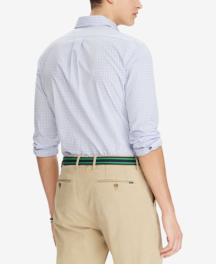 Polo Ralph Lauren Men's SlimFit Gingham Shirt Macy's