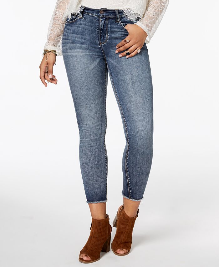 American Rag Juniors' Cropped High-Rise Skinny Jeans, Created for Macy ...