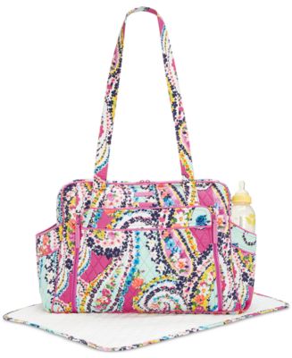 Vera bradley large stroll around diaper bag sale