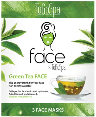 To Go Spa - ToGoSpa Green Tea Face Collagen Gel Mask
