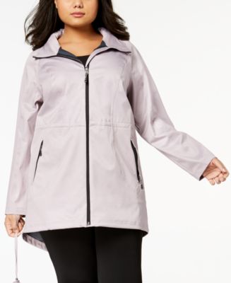 32 Degrees Plus Size Packable Waterproof Anorak Jacket - Macy's