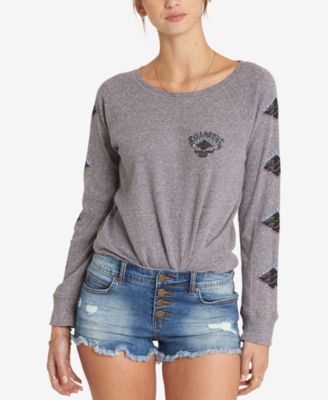 Billabong - Juniors' Frayed Denim Shorts