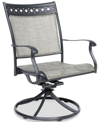 sling back swivel outdoor chairs