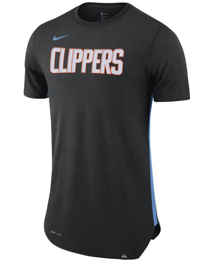 Nike Men's Los Angeles Clippers Alternate Hem Short Sleeve T-Shirt - Macy's