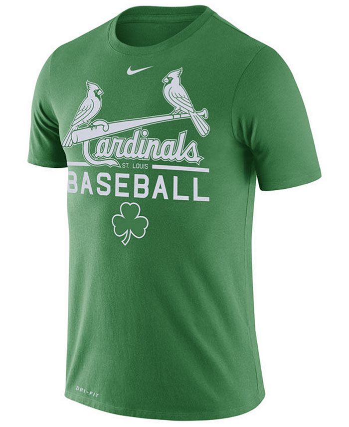 Nike Men's St. Louis Cardinals Clover Dry Practice T-Shirt - Macy's