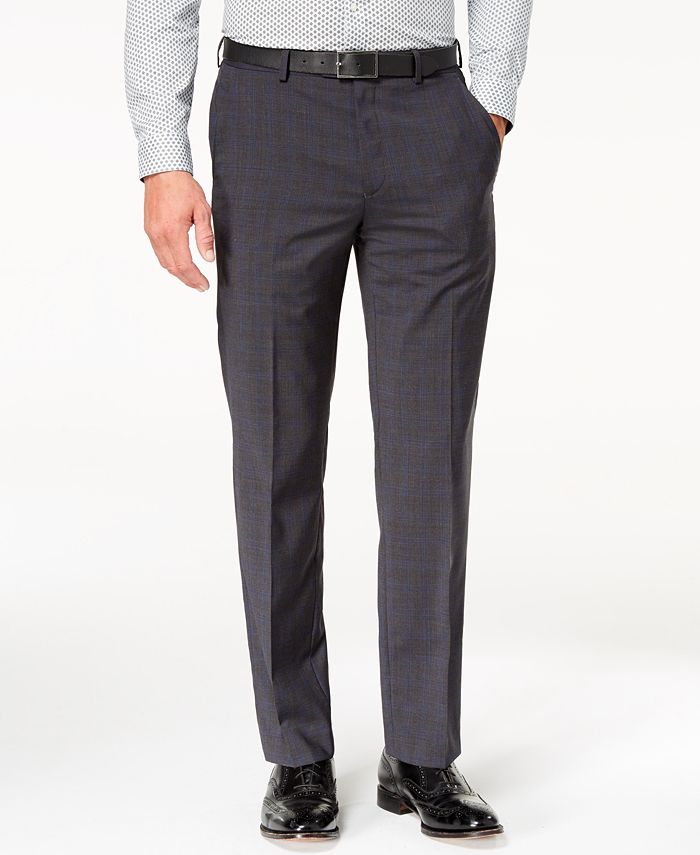 Michael Kors Men's Classic-Fit Airsoft Stretch Solid Suit Pants - Macy's