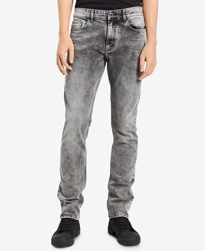 Calvin Klein Jeans Men's Storm Ash Skinny-Fit Stretch Jeans - Macy's