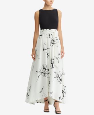 ralph lauren floral fit and flare dress