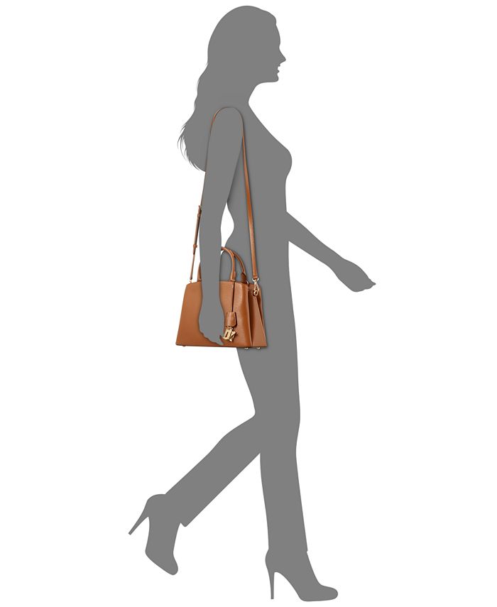 DKNY Paige Leather Medium Satchel, Created for Macy's Macy's