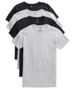 Hanes Men's 4-Pk Platinum ComfortFit Crew Neck T-Shirts