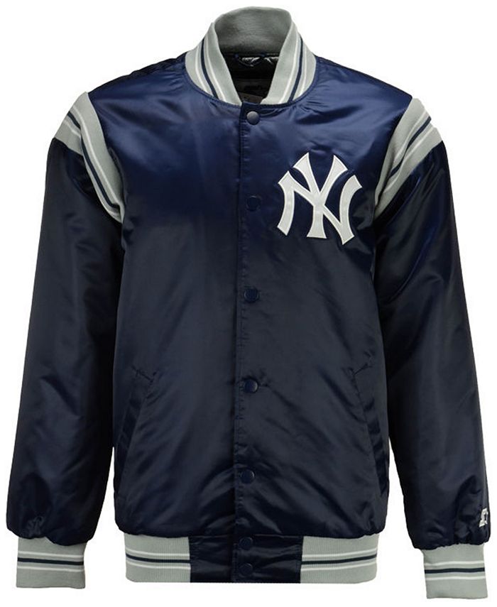 G-III Sports Men's New York Yankees Starter Legacy Satin Jacket ...