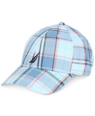 Nautica - Men's Plaid Baseball Cap