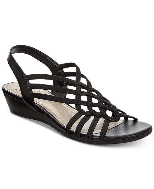 Impo Roma Stretch Slingback Wedge Sandals & Reviews - Sandals & Flip ...