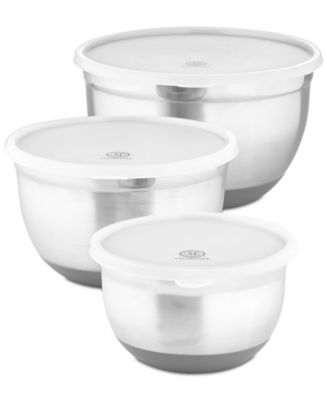 Martha Stewart Collection Set of 4 Prep Bowls with Lids, Created