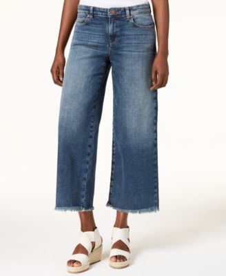 eileen fisher frayed hem jeans