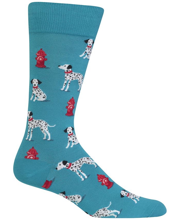 Hot Sox Men's Dalmatian Socks - Macy's