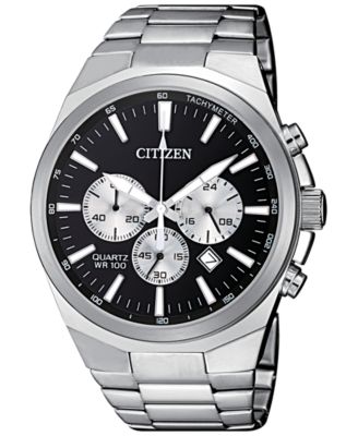 quartz stainless steel watch