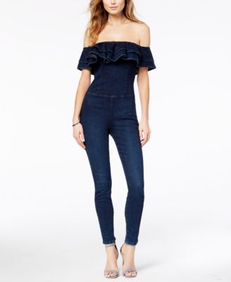 macys guess jumpsuit