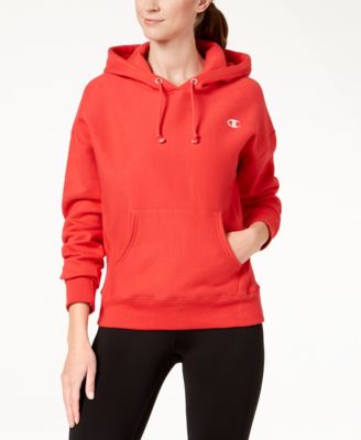 red champion womens hoodie