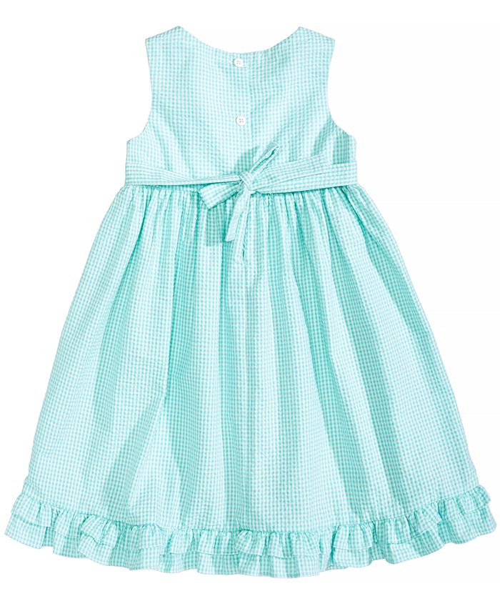Good Lad Gingham Bunny Dress, Toddler Girls - Macy's