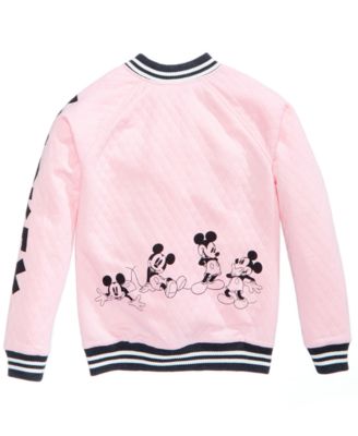 Disney Mickey Mouse Bomber Jacket, Big Girls