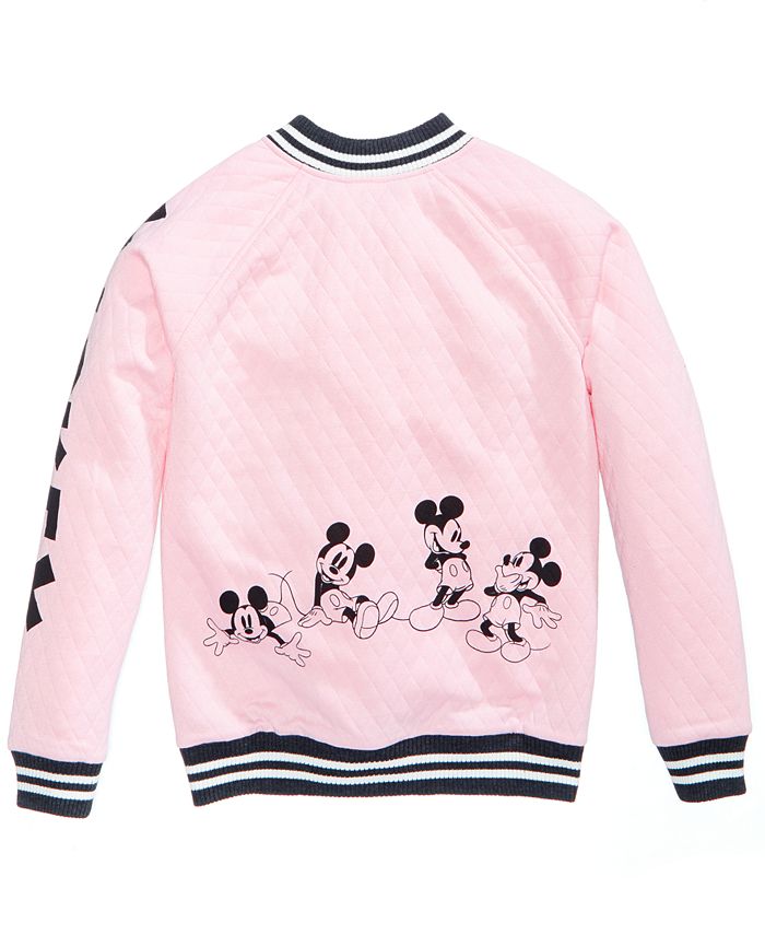 Disney Mickey Mouse Bomber Jacket, Big Girls - Macy's