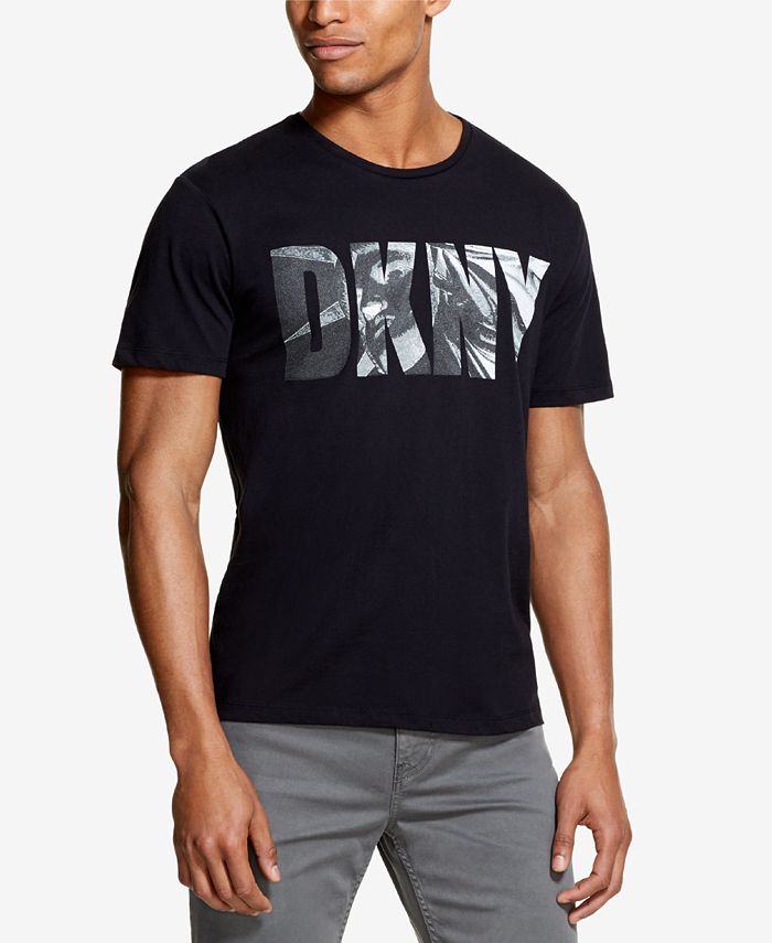 DKNY Men's Classic Logo-Print T-Shirt, Created for Macy's - Macy's